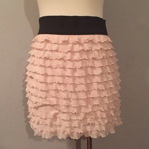 Free People Downtown Ruffle Mini Skirt, medium